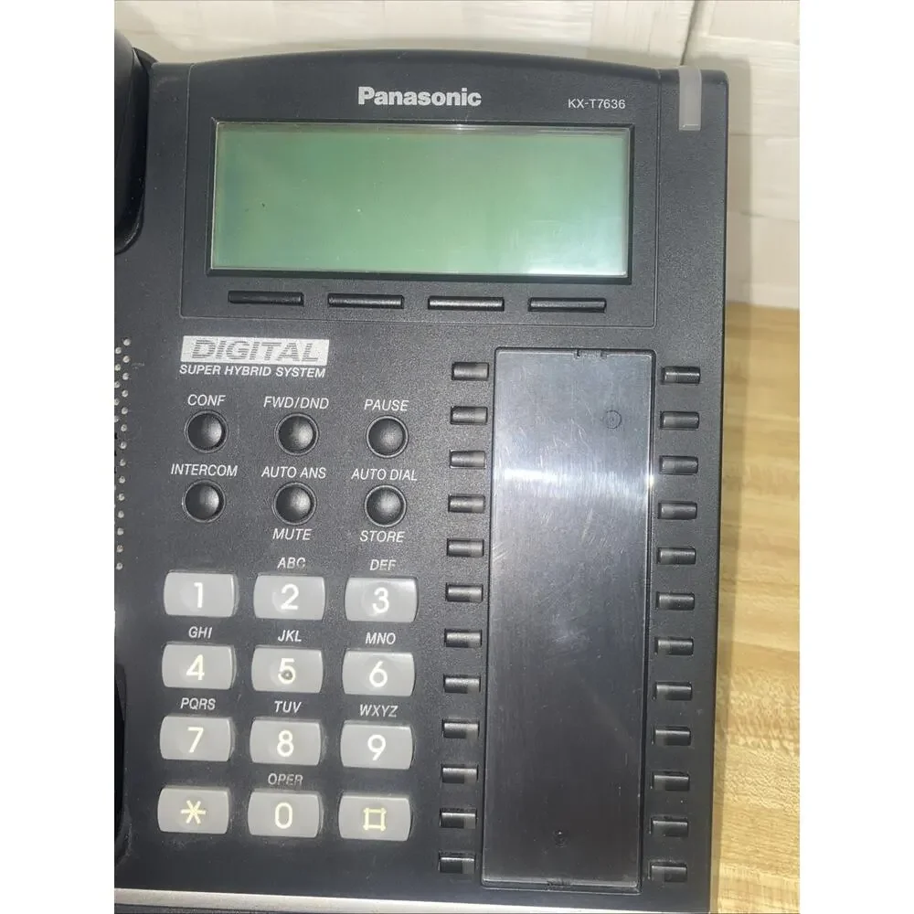 Panasonic KX-T7636 Digital Phone 24 Line Hybrid System Use w/ KX-TDA Systems